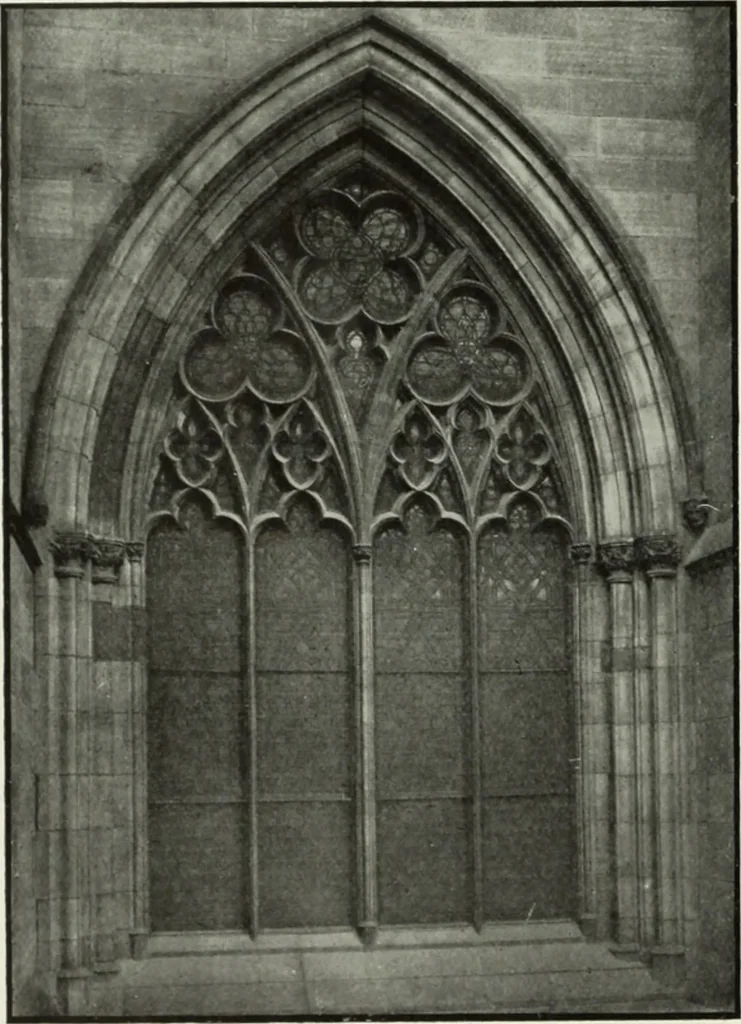 An illustration from An introduction to English church architecture : from the eleventh to the sixteenth century, 1913, leaf 131