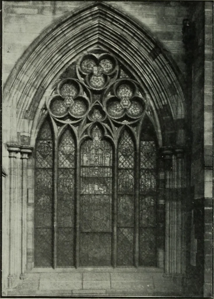 An illustration from An introduction to English church architecture : from the eleventh to the sixteenth century, 1913, leaf 131
