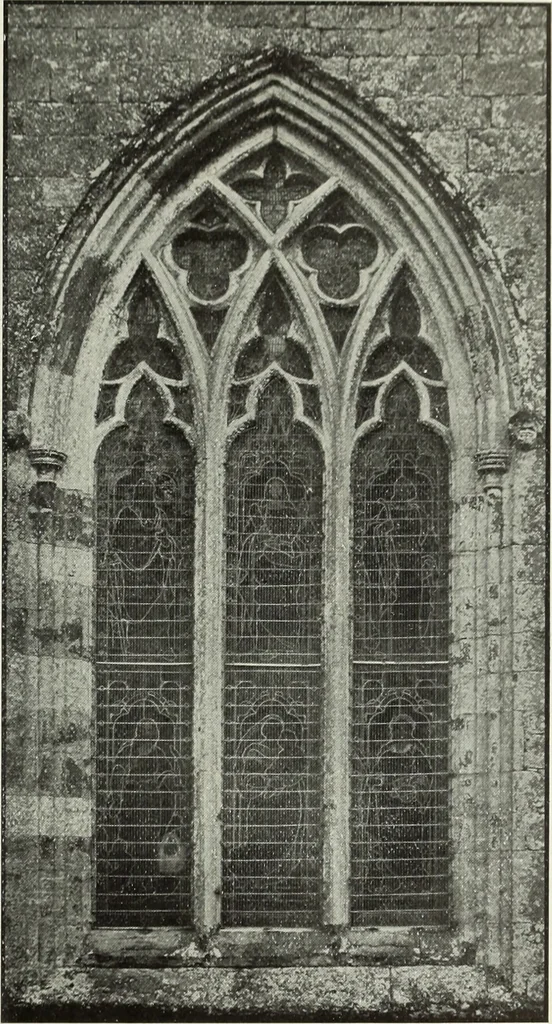 An illustration from An introduction to English church architecture : from the eleventh to the sixteenth century, 1913, leaf 136