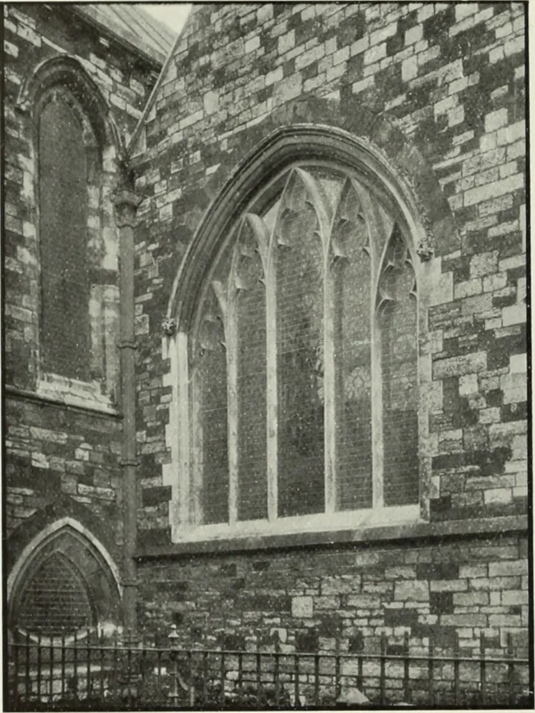 An illustration from An introduction to English church architecture : from the eleventh to the sixteenth century, 1913, leaf 139
