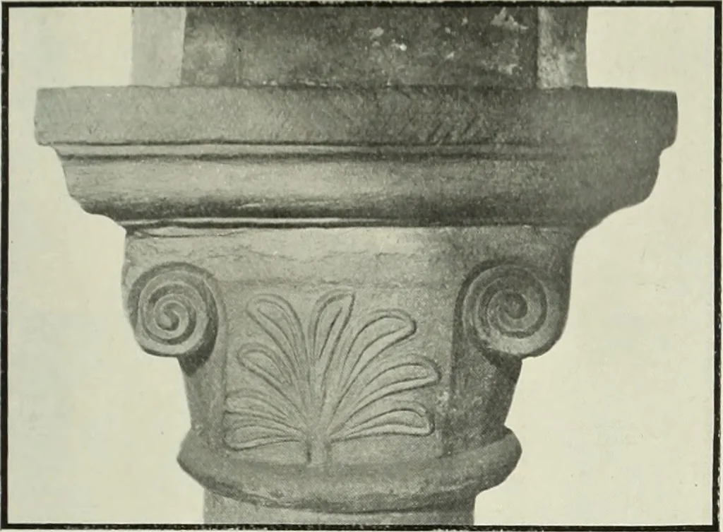 An illustration from An introduction to English church architecture : from the eleventh to the sixteenth century, 1913, leaf 14