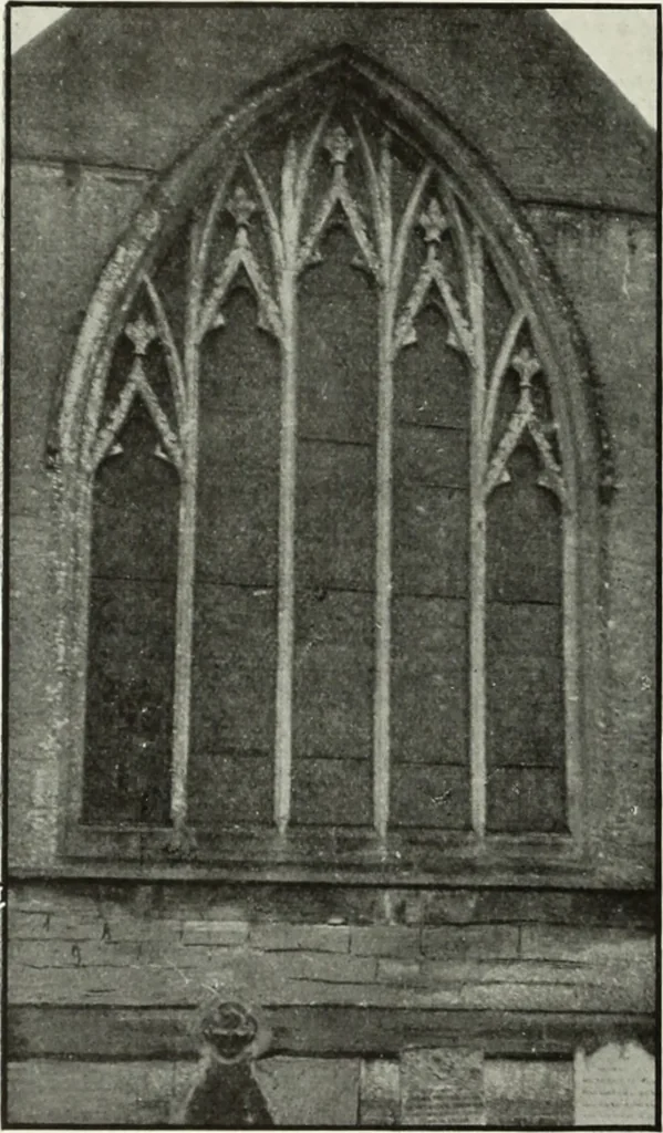 An illustration from An introduction to English church architecture : from the eleventh to the sixteenth century, 1913, leaf 141