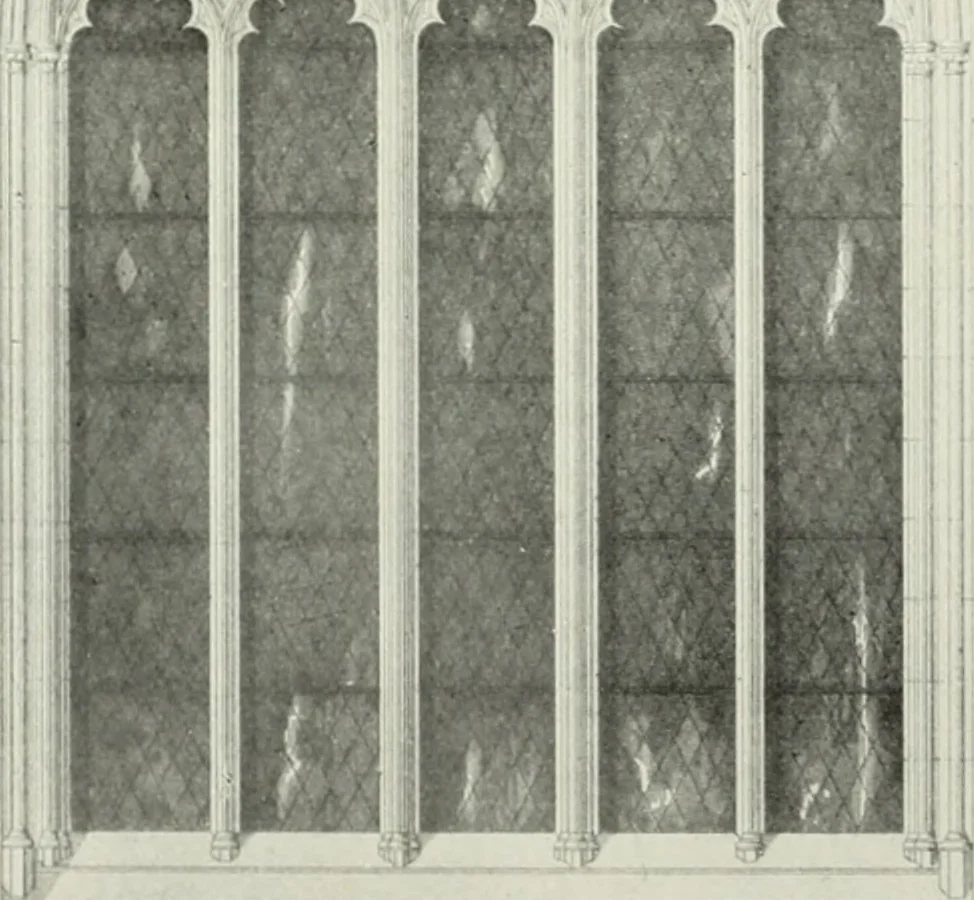 An illustration from An introduction to English church architecture : from the eleventh to the sixteenth century, 1913, leaf 149