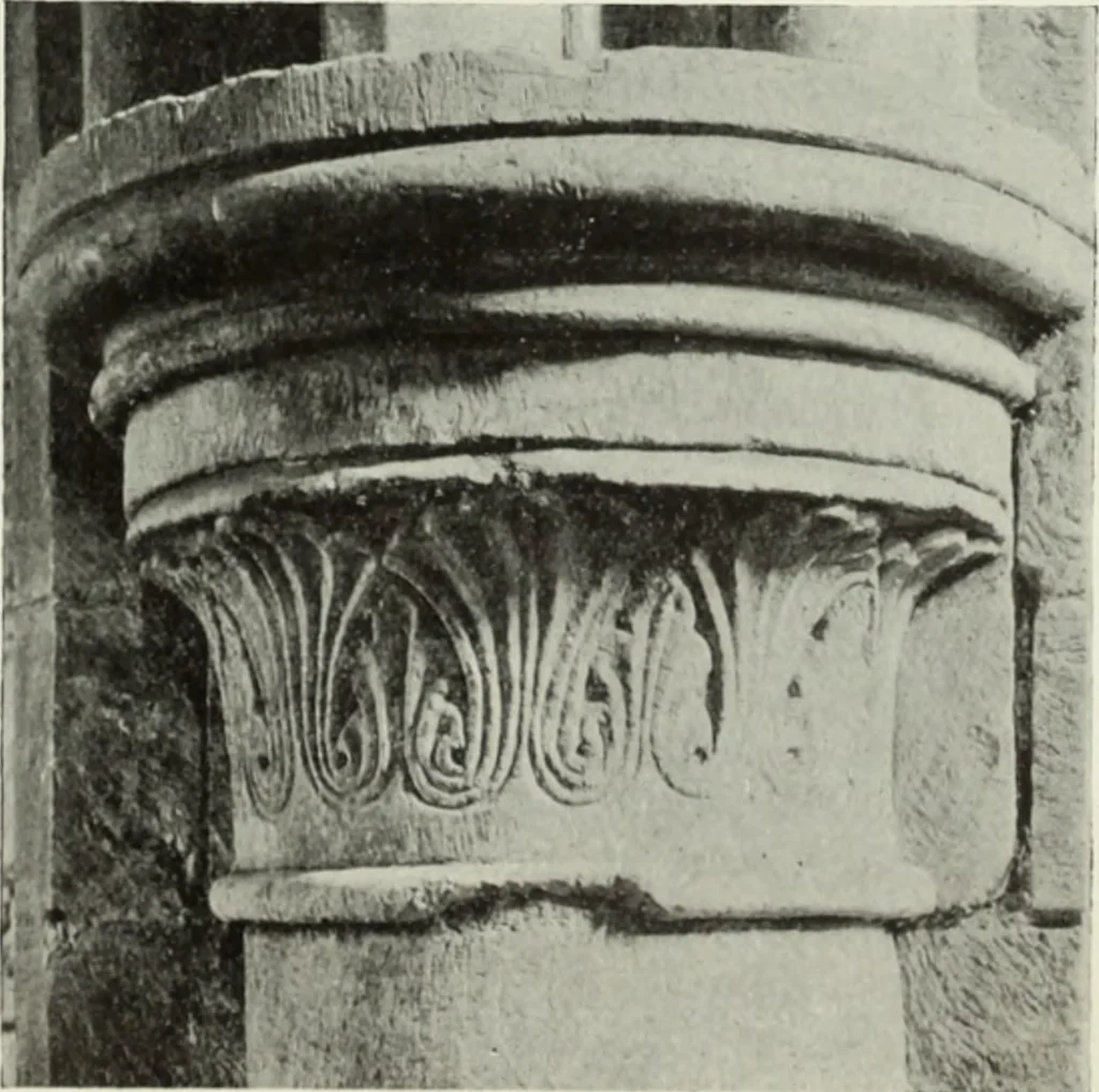 An illustration from An introduction to English church architecture : from the eleventh to the sixteenth century, 1913, leaf 15
