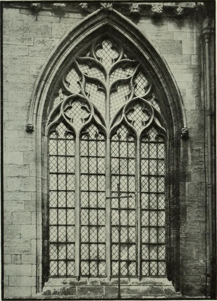 An illustration from An introduction to English church architecture : from the eleventh to the sixteenth century, 1913, leaf 150