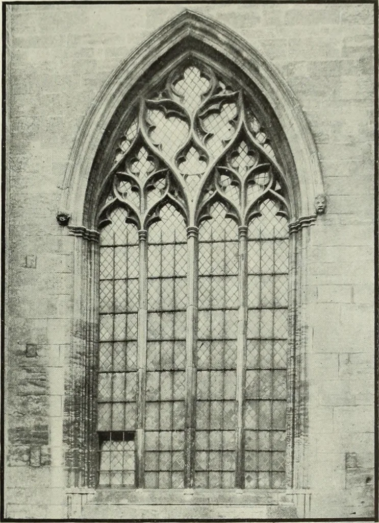 An illustration from An introduction to English church architecture : from the eleventh to the sixteenth century, 1913, leaf 150
