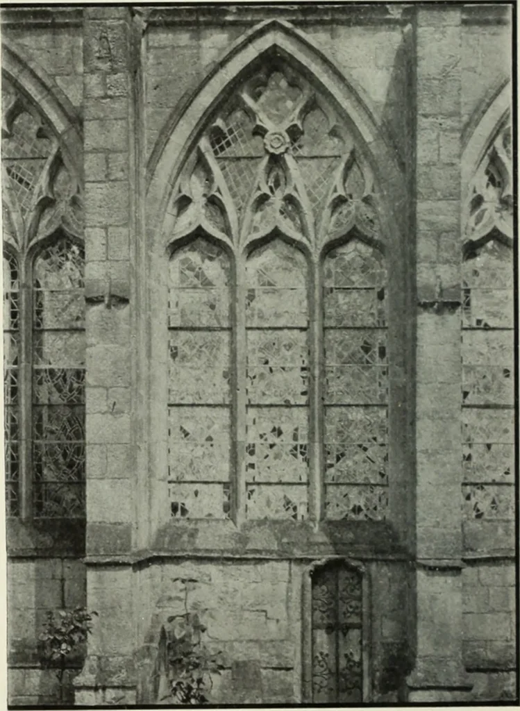 An illustration from An introduction to English church architecture : from the eleventh to the sixteenth century, 1913, leaf 151