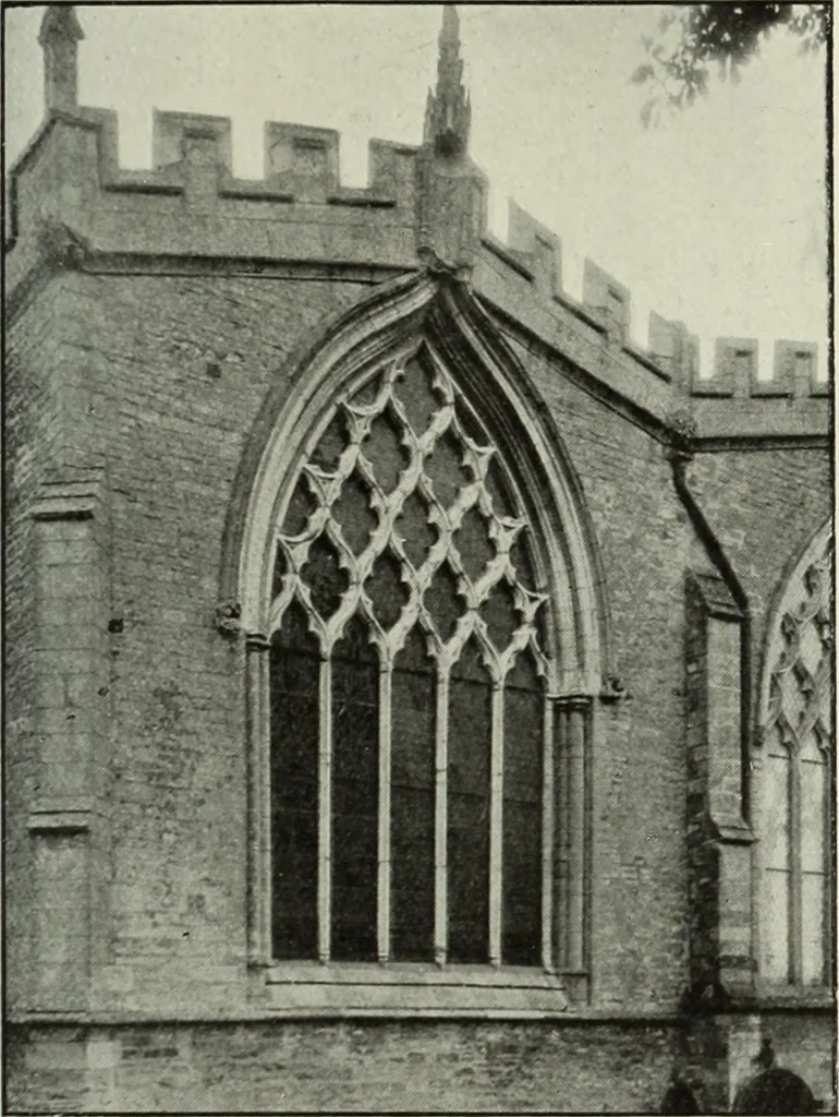 An illustration from An introduction to English church architecture : from the eleventh to the sixteenth century, 1913, leaf 156