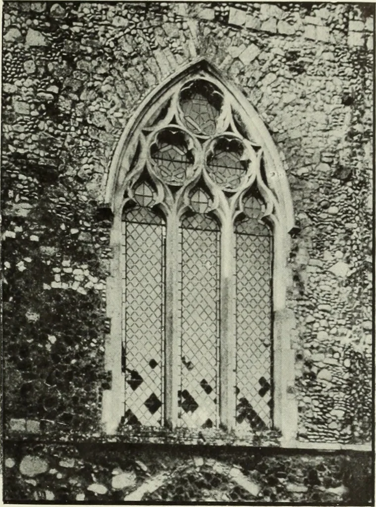 An illustration from An introduction to English church architecture : from the eleventh to the sixteenth century, 1913, leaf 156