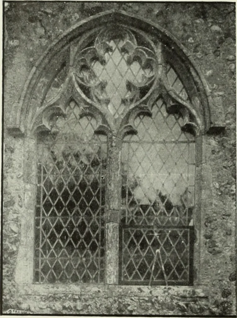 An illustration from An introduction to English church architecture : from the eleventh to the sixteenth century, 1913, leaf 157