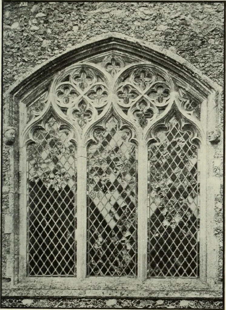 An illustration from An introduction to English church architecture : from the eleventh to the sixteenth century, 1913, leaf 158