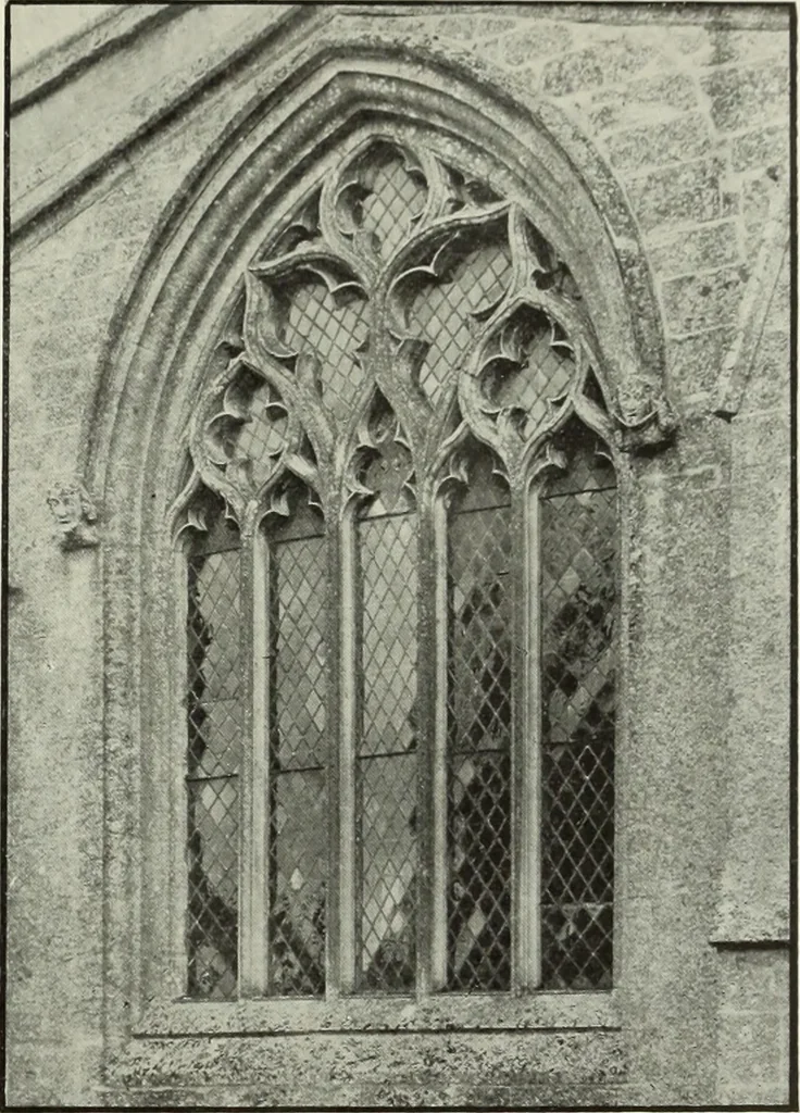 An illustration from An introduction to English church architecture : from the eleventh to the sixteenth century, 1913, leaf 158