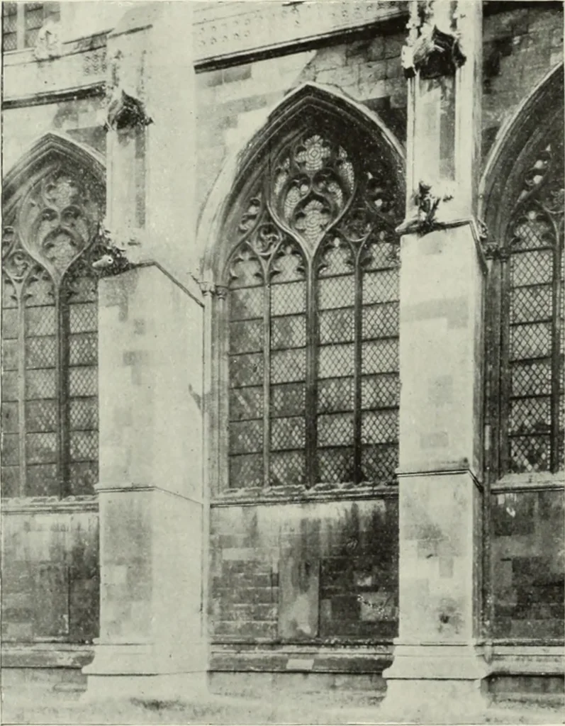 An illustration from An introduction to English church architecture : from the eleventh to the sixteenth century, 1913, leaf 161