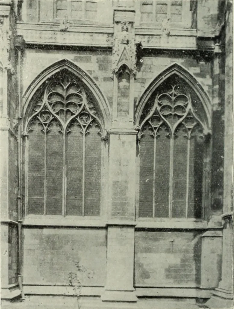An illustration from An introduction to English church architecture : from the eleventh to the sixteenth century, 1913, leaf 161