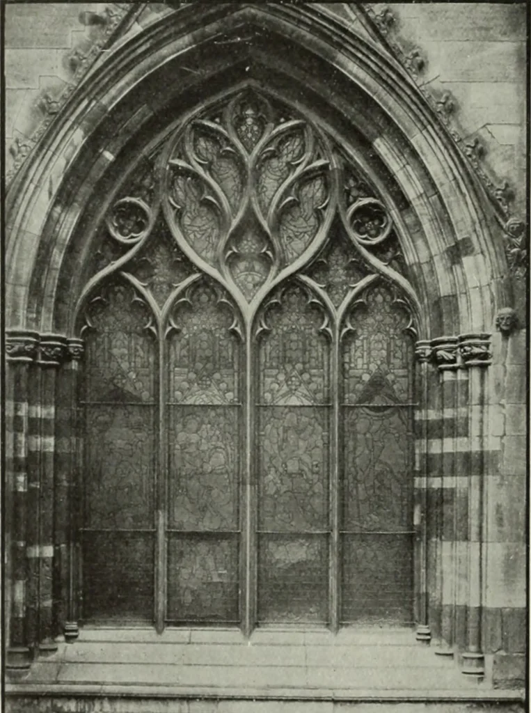 An illustration from An introduction to English church architecture : from the eleventh to the sixteenth century, 1913, leaf 163