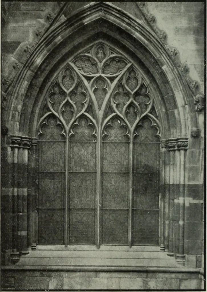 An illustration from An introduction to English church architecture : from the eleventh to the sixteenth century, 1913, leaf 163