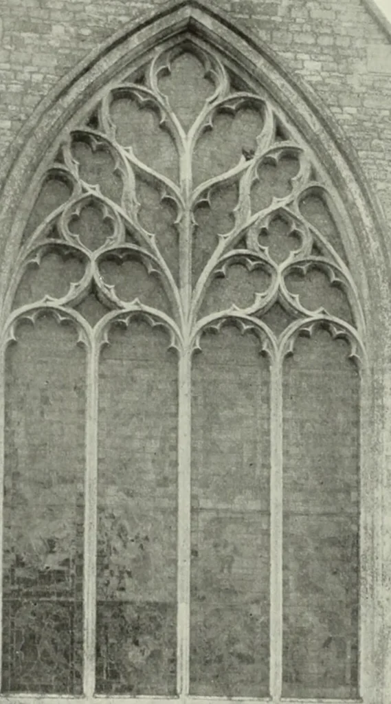An illustration from An introduction to English church architecture : from the eleventh to the sixteenth century, 1913, leaf 165