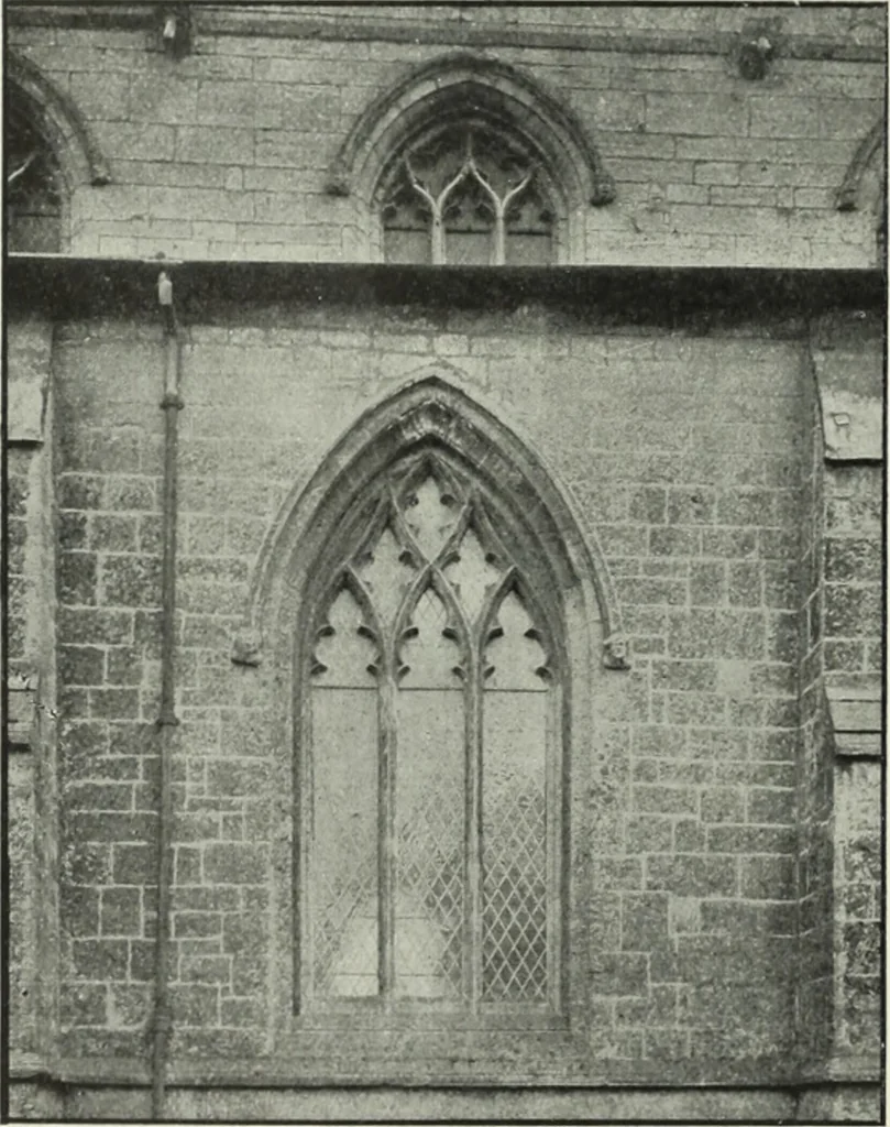 An illustration from An introduction to English church architecture : from the eleventh to the sixteenth century, 1913, leaf 167