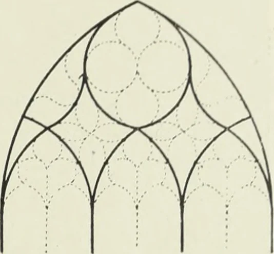 An illustration from An introduction to English church architecture : from the eleventh to the sixteenth century, 1913, leaf 176