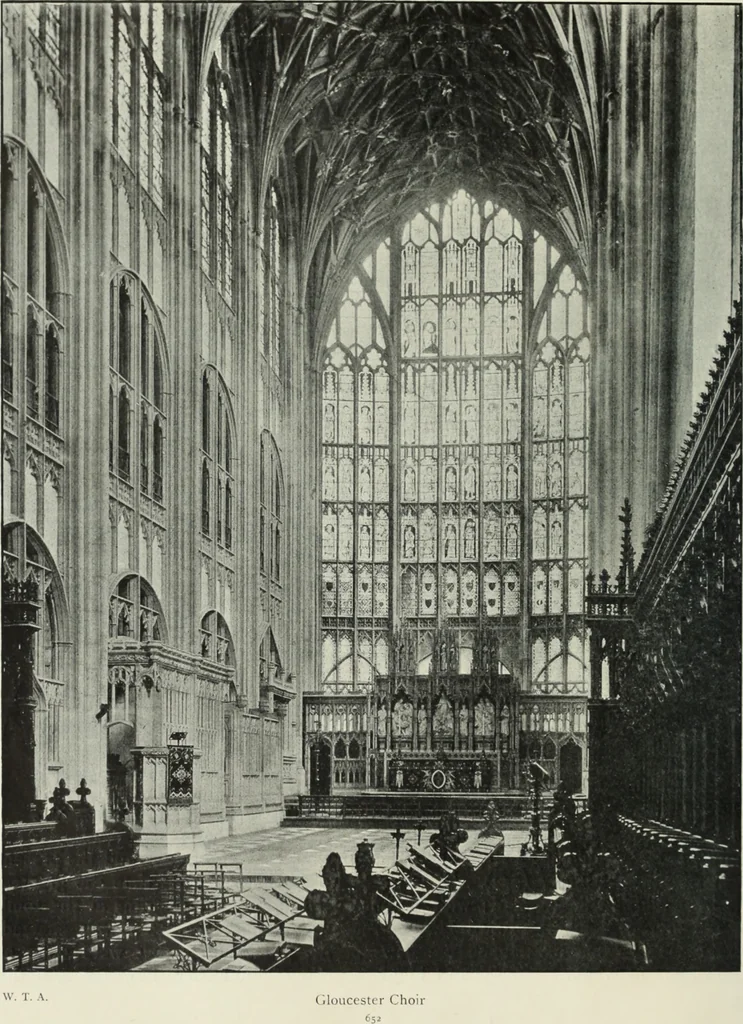 An illustration from An introduction to English church architecture : from the eleventh to the sixteenth century, 1913, leaf 177