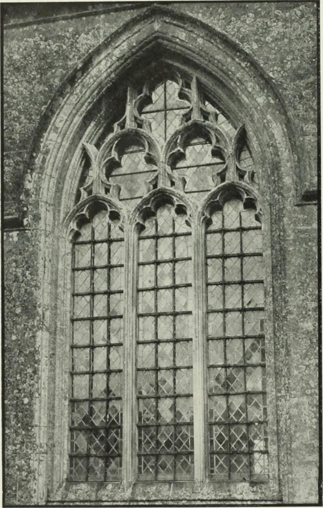 An illustration from An introduction to English church architecture : from the eleventh to the sixteenth century, 1913, leaf 179