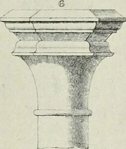 An illustration from An introduction to English church architecture : from the eleventh to the sixteenth century, 1913, leaf 18