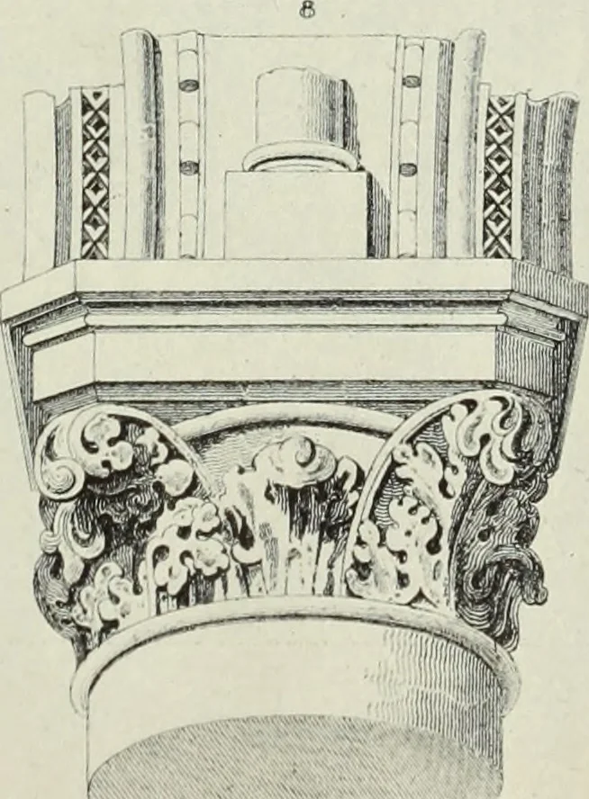 An illustration from An introduction to English church architecture : from the eleventh to the sixteenth century, 1913, leaf 18