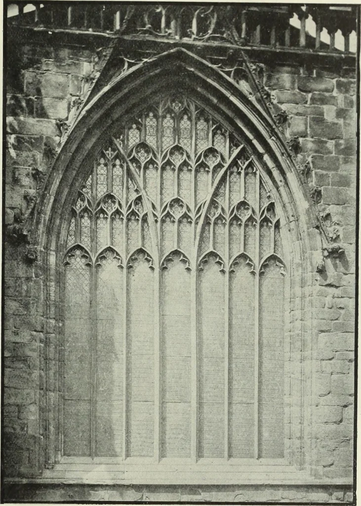 An illustration from An introduction to English church architecture : from the eleventh to the sixteenth century, 1913, leaf 182