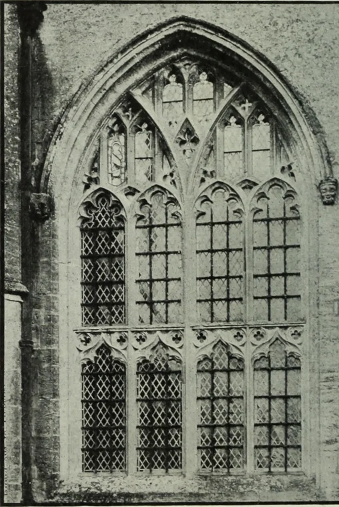 An illustration from An introduction to English church architecture : from the eleventh to the sixteenth century, 1913, leaf 185