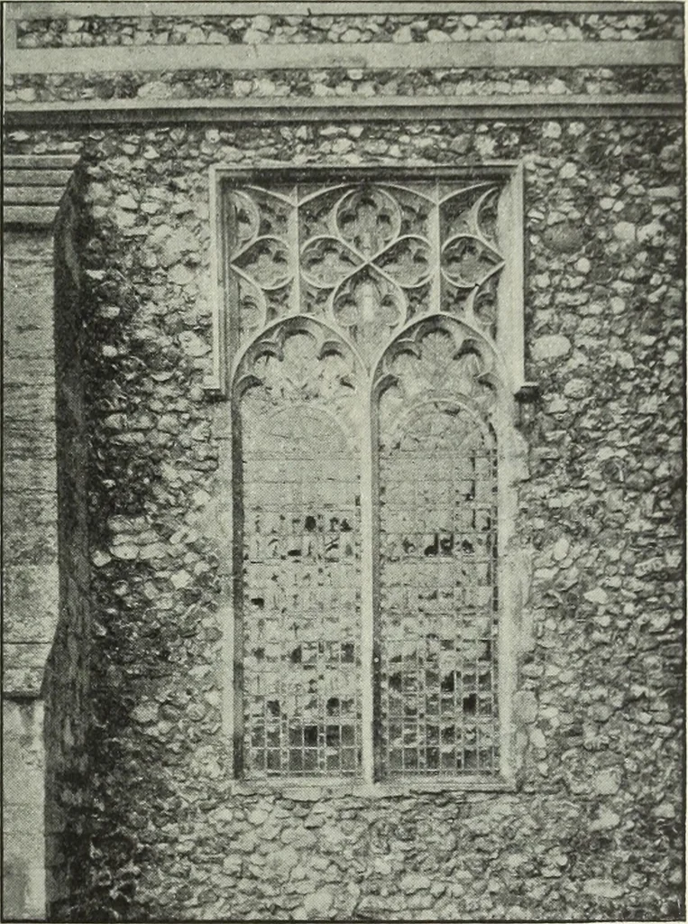 An illustration from An introduction to English church architecture : from the eleventh to the sixteenth century, 1913, leaf 188