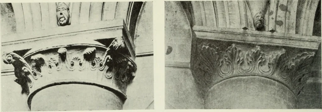 An illustration from An introduction to English church architecture : from the eleventh to the sixteenth century, 1913, leaf 19