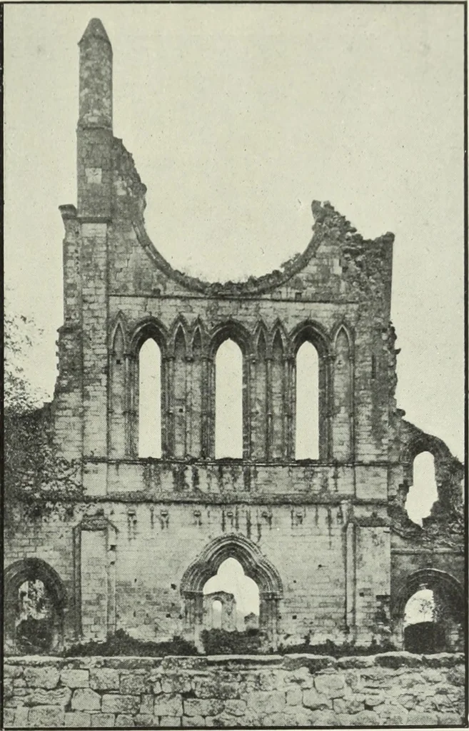 An illustration from An introduction to English church architecture : from the eleventh to the sixteenth century, 1913, leaf 196