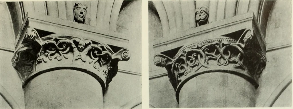 An illustration from An introduction to English church architecture : from the eleventh to the sixteenth century, 1913, leaf 20