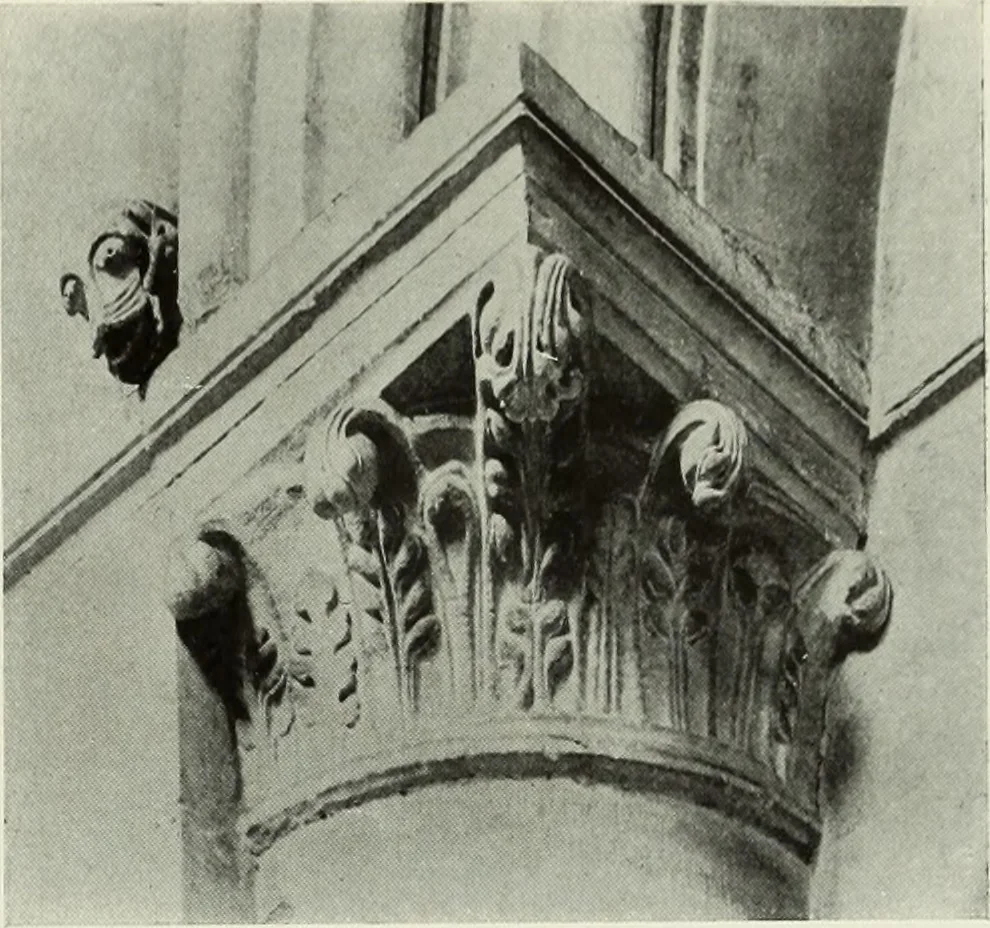 An illustration from An introduction to English church architecture : from the eleventh to the sixteenth century, 1913, leaf 20
