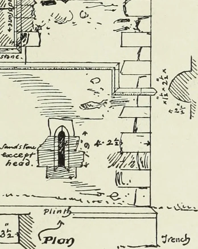 An illustration from An introduction to English church architecture : from the eleventh to the sixteenth century, 1913, leaf 204