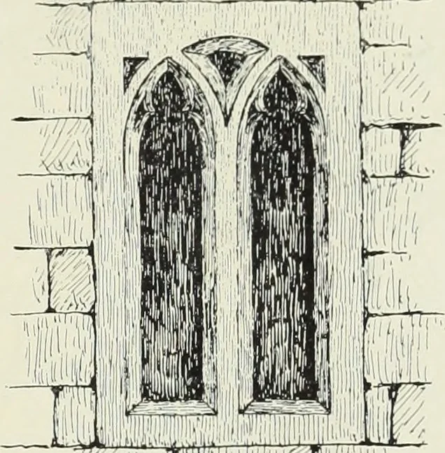 An illustration from An introduction to English church architecture : from the eleventh to the sixteenth century, 1913, leaf 206