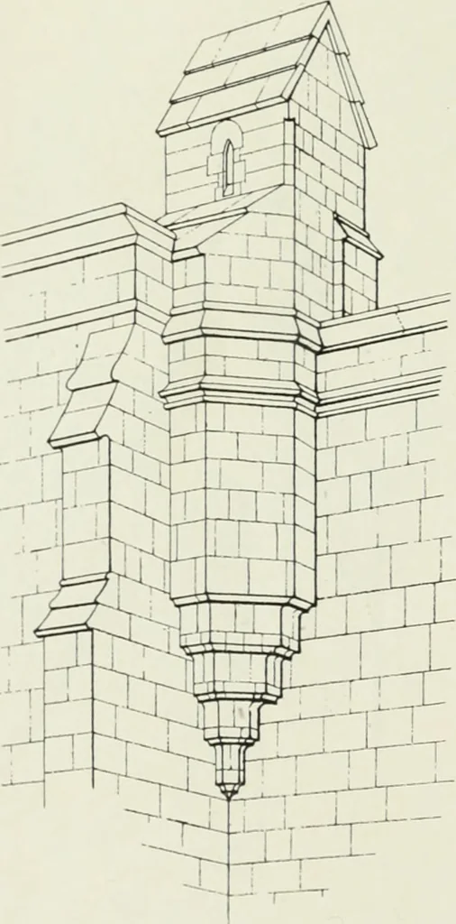 An illustration from An introduction to English church architecture : from the eleventh to the sixteenth century, 1913, leaf 209
