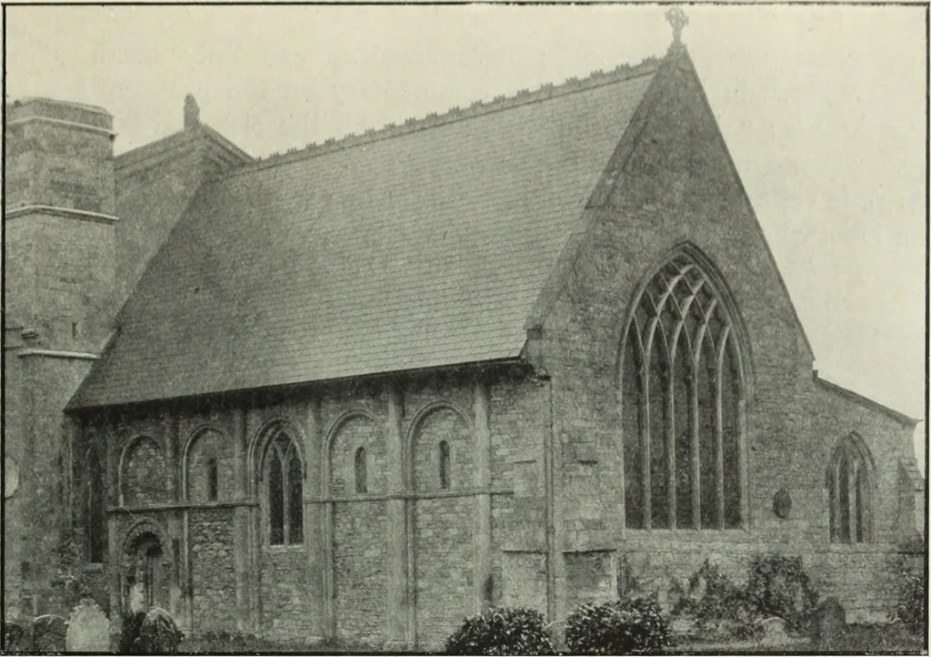An illustration from An introduction to English church architecture : from the eleventh to the sixteenth century, 1913, leaf 210