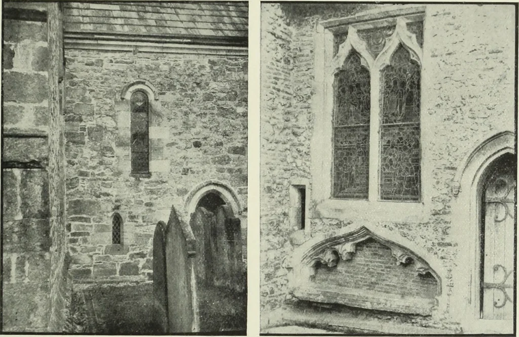 An illustration from An introduction to English church architecture : from the eleventh to the sixteenth century, 1913, leaf 214