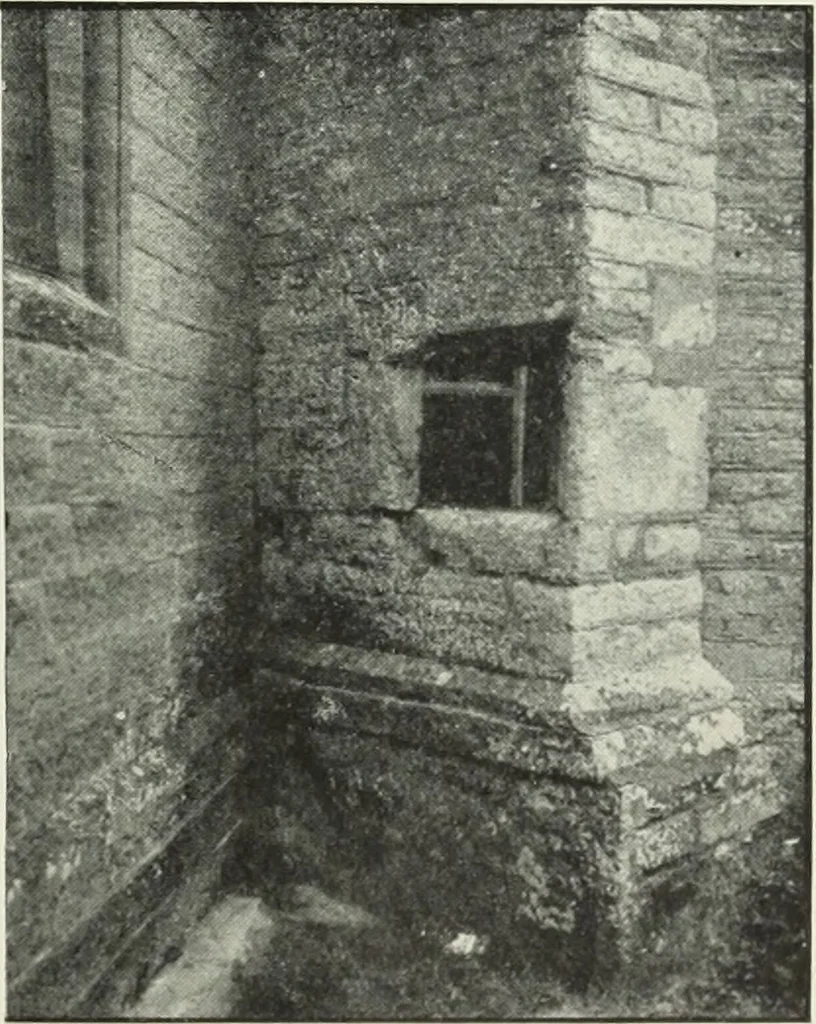 An illustration from An introduction to English church architecture : from the eleventh to the sixteenth century, 1913, leaf 216