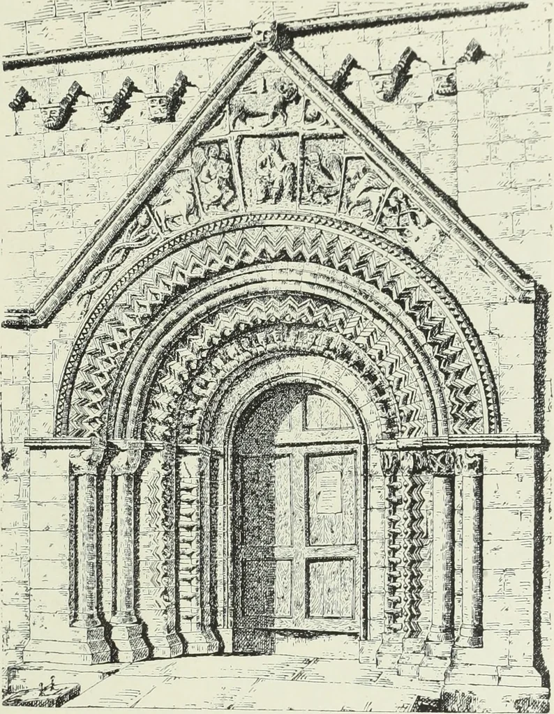 An illustration from An introduction to English church architecture : from the eleventh to the sixteenth century, 1913, leaf 226