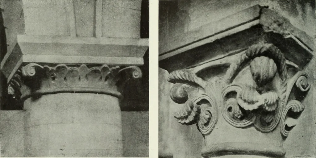 An illustration from An introduction to English church architecture : from the eleventh to the sixteenth century, 1913, leaf 23
