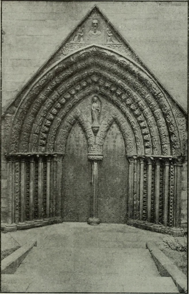 An illustration from An introduction to English church architecture : from the eleventh to the sixteenth century, 1913, leaf 237