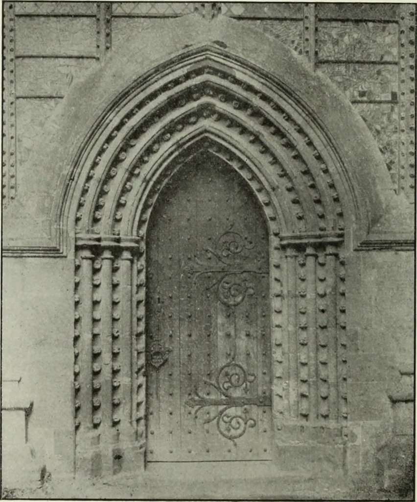 An illustration from An introduction to English church architecture : from the eleventh to the sixteenth century, 1913, leaf 239