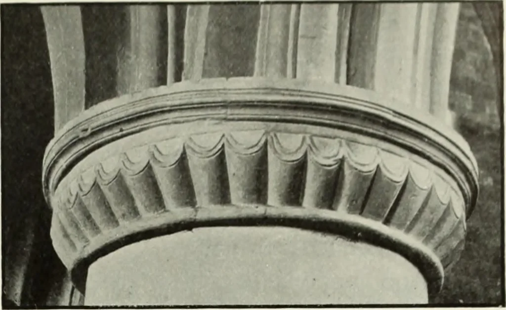 An illustration from An introduction to English church architecture : from the eleventh to the sixteenth century, 1913, leaf 24