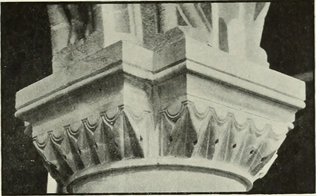 An illustration from An introduction to English church architecture : from the eleventh to the sixteenth century, 1913, leaf 24