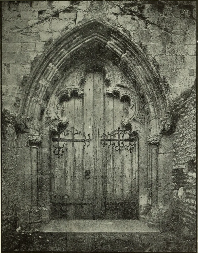 An illustration from An introduction to English church architecture : from the eleventh to the sixteenth century, 1913, leaf 240