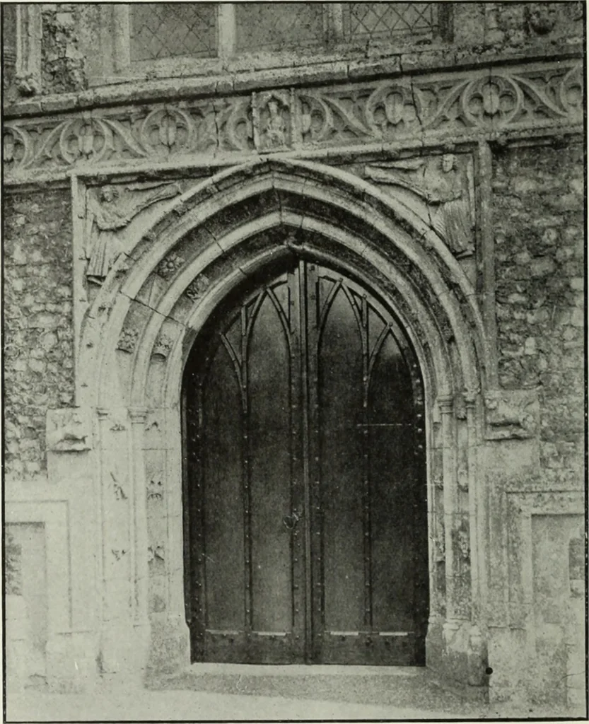 An illustration from An introduction to English church architecture : from the eleventh to the sixteenth century, 1913, leaf 241