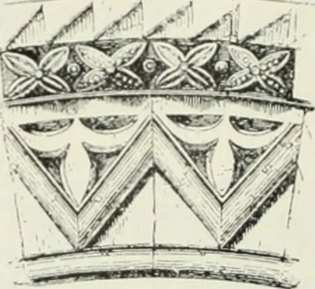 An illustration from An introduction to English church architecture : from the eleventh to the sixteenth century, 1913, leaf 245