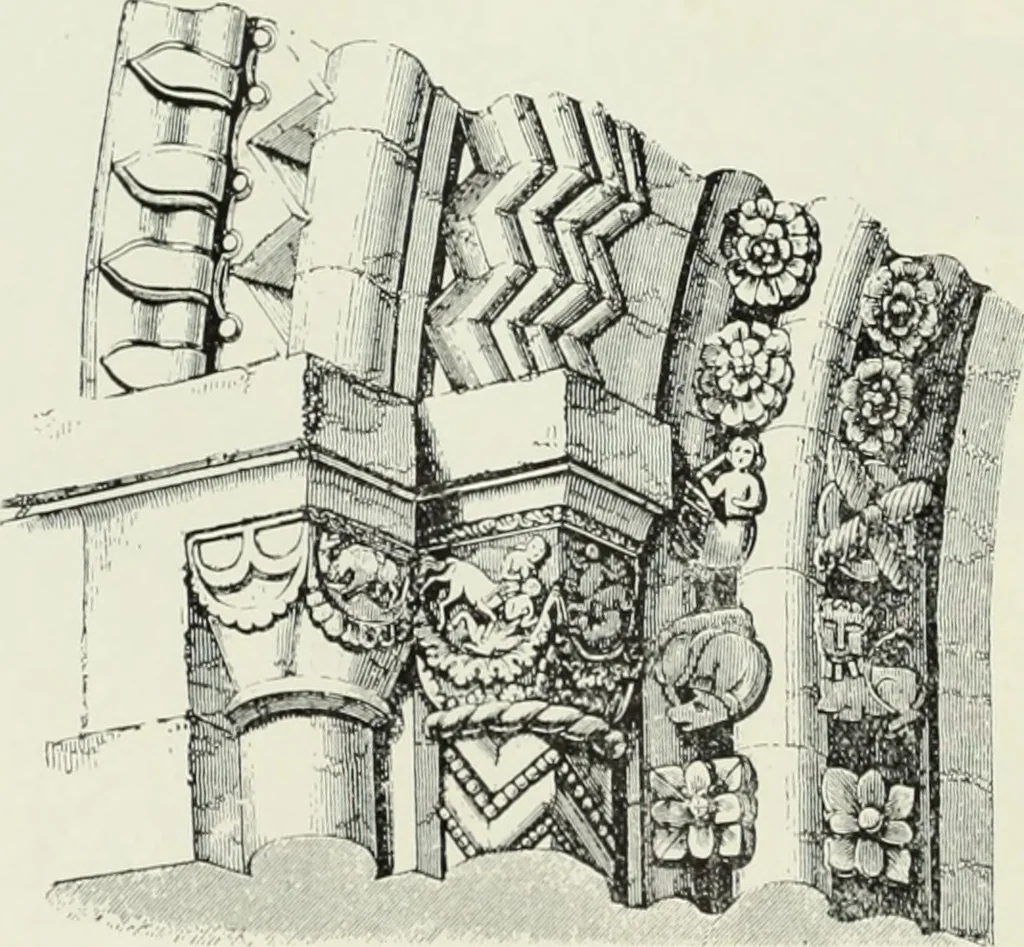 An illustration from An introduction to English church architecture : from the eleventh to the sixteenth century, 1913, leaf 245